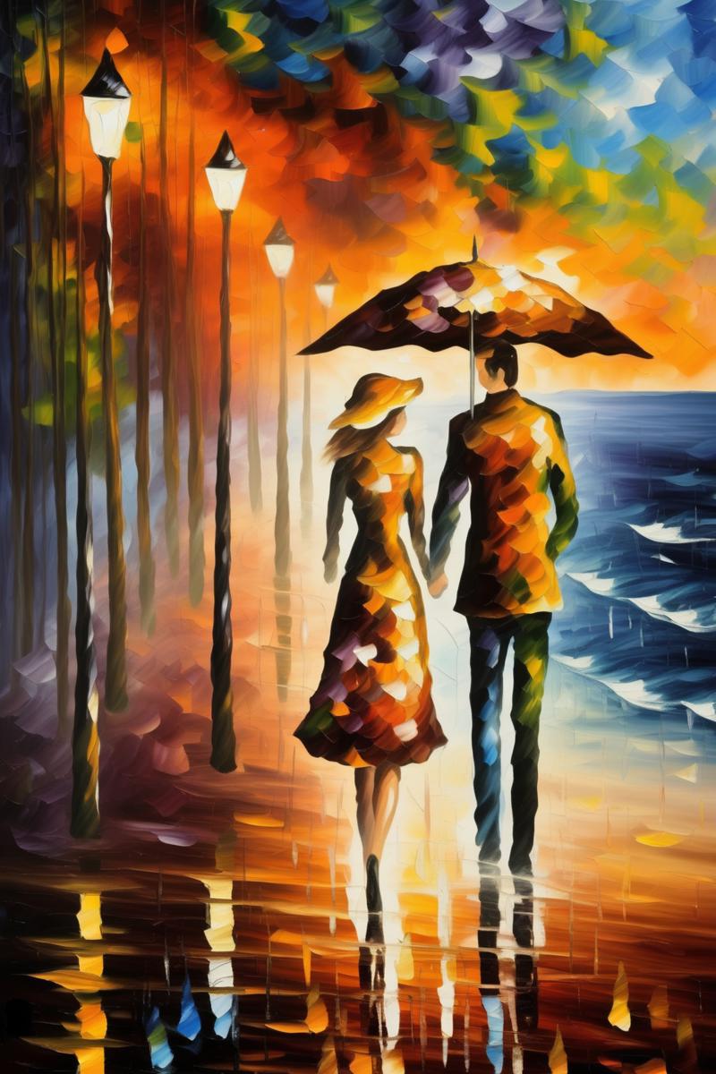 00289-1791008693-_lora_Leonid Afremov Style_1_Leonid Afremov Style - A serene beach scene with a couple walking along the shoreline under an umbr.png